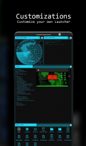 اسکرین شات برنامه Hacker Launcher 4