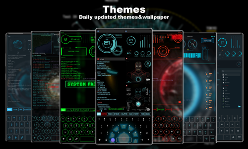 اسکرین شات برنامه Futuristic Launcher 2