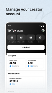 اسکرین شات برنامه TikTok Studio 1