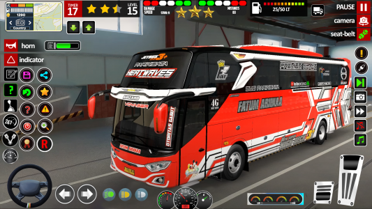 اسکرین شات بازی Real City Coach Bus Driver 3D 2