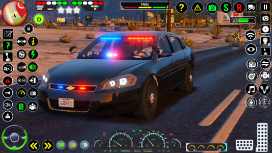 اسکرین شات بازی US Police Car Driving Games 3D 1