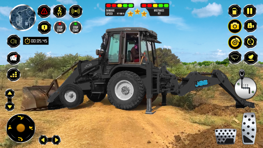 اسکرین شات 2 بازی City Construction 3D- JCB Game