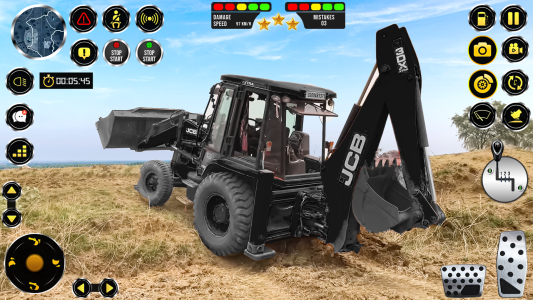 اسکرین شات 4 بازی City Construction 3D- JCB Game