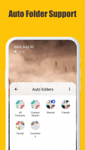 اسکرین شات برنامه Contacts Folder 2