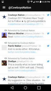 اسکرین شات برنامه Cowboys News Feed SS 7