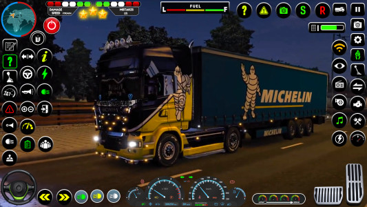 اسکرین شات بازی Euro Truck Driving Games 2