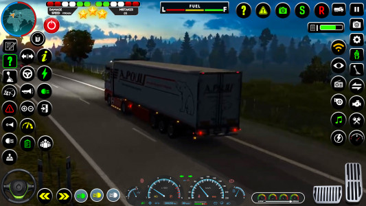 اسکرین شات بازی Euro Truck Driving Games 7