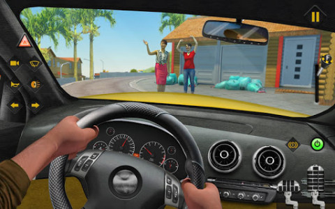 اسکرین شات برنامه Offroad Taxi Car Driving 2019: Driving Games Free 2