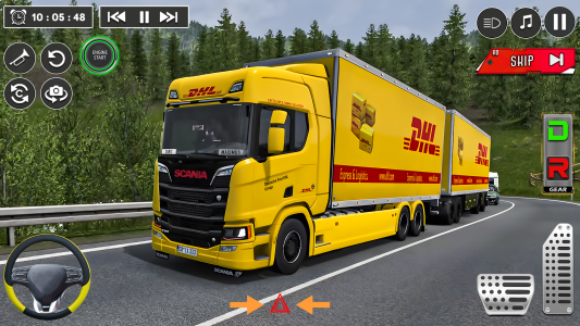 اسکرین شات 8 بازی Heavy City Truck trailer Game