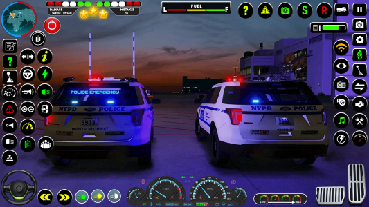 اسکرین شات بازی US Police Games Car Games 3D 5