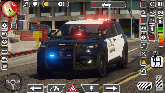 اسکرین شات برنامه Police Car Spooky Parking 3d 4