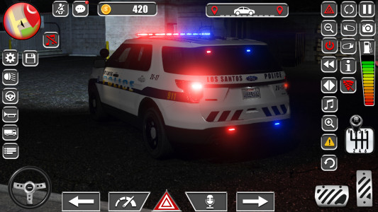 اسکرین شات برنامه Police Car Spooky Parking 3d 5