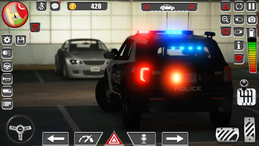 اسکرین شات برنامه Police Car Spooky Parking 3d 7