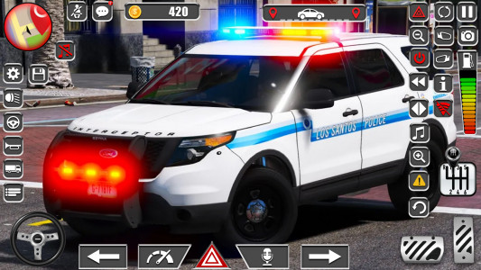 اسکرین شات برنامه Police Car Spooky Parking 3d 8