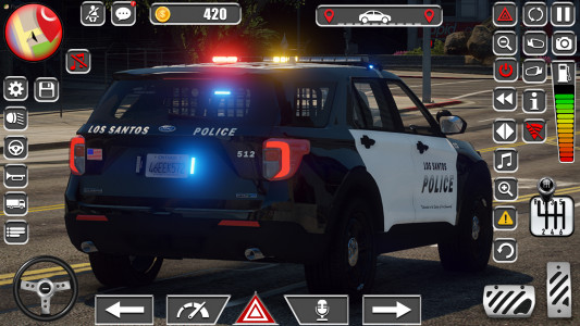 اسکرین شات برنامه Police Car Spooky Parking 3d 3