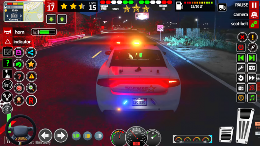 اسکرین شات بازی US Police Car Parking Games 3D 4