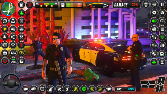 اسکرین شات 6 بازی US Police Car Parking Games 3D