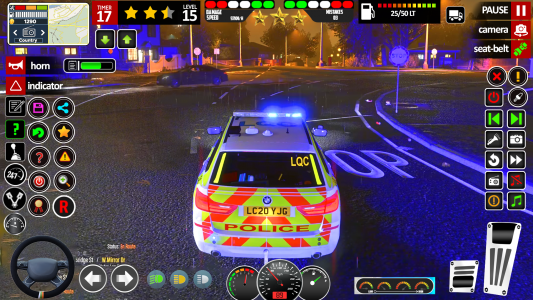 اسکرین شات بازی US Police Car Parking Games 3D 1