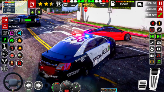 اسکرین شات برنامه US Police Car Games 3D 2