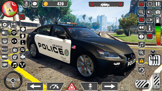 اسکرین شات برنامه US Police Car Games 3D 3