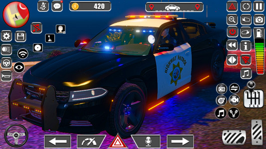 اسکرین شات برنامه US Police Car Games 3D 4