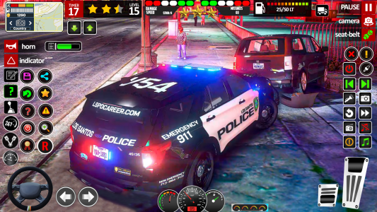 اسکرین شات برنامه US Police Car Games 3D 7