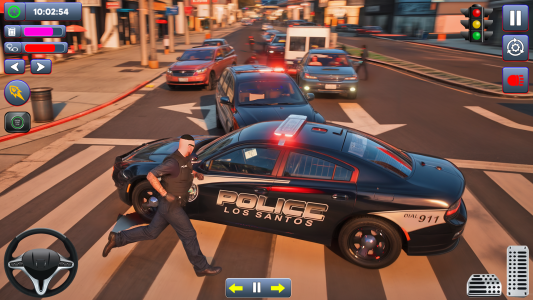 اسکرین شات 8 برنامه US Police Car Games 3D