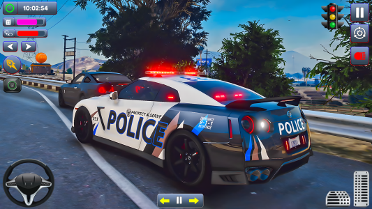 اسکرین شات 6 برنامه US Police Car Games 3D