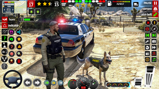 اسکرین شات برنامه US Police Car Games 3D 3