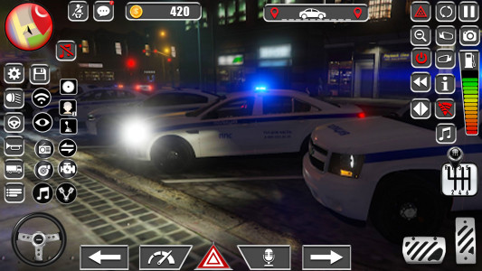 اسکرین شات برنامه US Police Car Games 3D 8