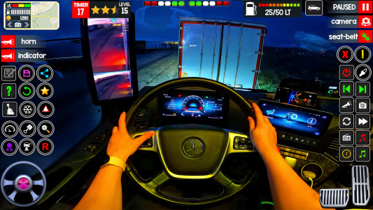 اسکرین شات 3 بازی City Truck Driving Game Sim 3D