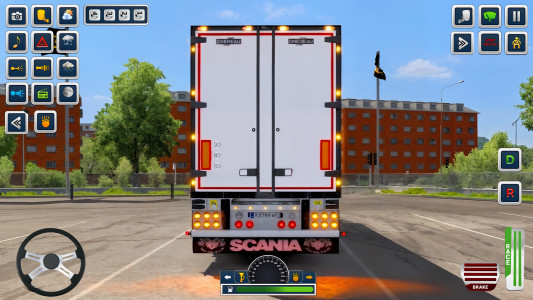 اسکرین شات 2 بازی City Truck Driving Game Sim 3D