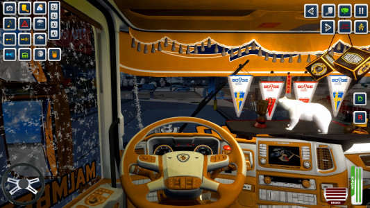 اسکرین شات 5 بازی City Truck Driving Game Sim 3D