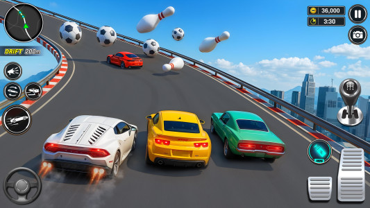 اسکرین شات 3 بازی Superhero Car Ramp Stunt Games