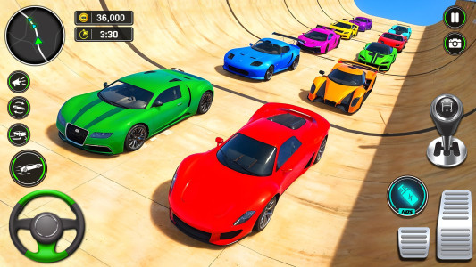 اسکرین شات 1 بازی Superhero Car Ramp Stunt Games