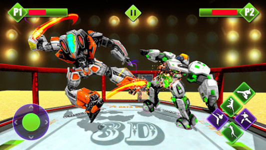 اسکرین شات برنامه Robot Ring Battle Fighting Arena 2019 2
