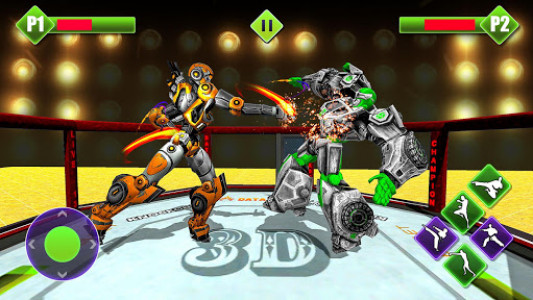 اسکرین شات برنامه Robot Ring Battle Fighting Arena 2019 3