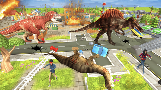 اسکرین شات بازی Dinosaur Game 2022: Dino Games 2