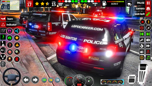 اسکرین شات بازی Police Car Chase Cop Car Games 1