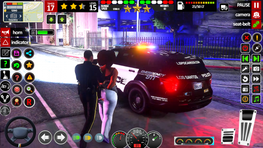 اسکرین شات بازی Police Car Chase Cop Car Games 2