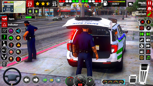 اسکرین شات بازی Police Car Chase Cop Car Games 1