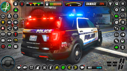 اسکرین شات بازی Police Car Chase Cop Car Games 1