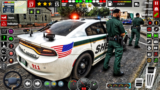 اسکرین شات بازی Police Car Chase Cop Car Games 4