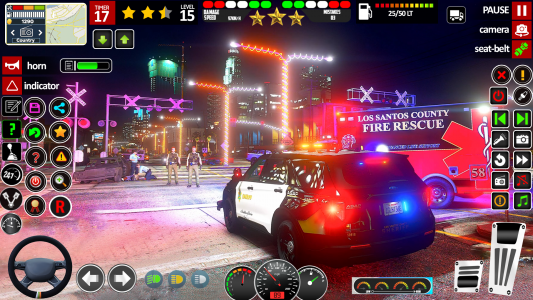 اسکرین شات بازی Police Car Chase Cop Car Games 3