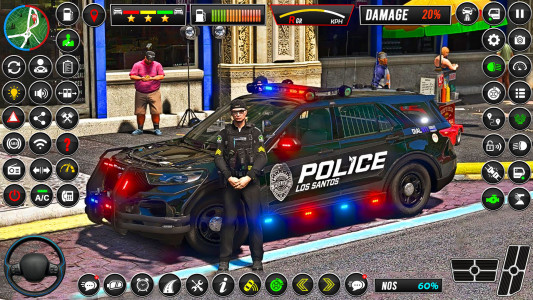 اسکرین شات بازی Police Car Chase Cop Car Games 4