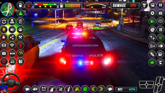 اسکرین شات بازی Police Car Chase Cop Car Games 3