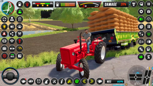 اسکرین شات بازی Tractor Games: Farming Game 3D 1