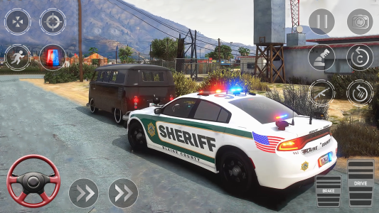 اسکرین شات 2 بازی Drive Police Parking Car Games