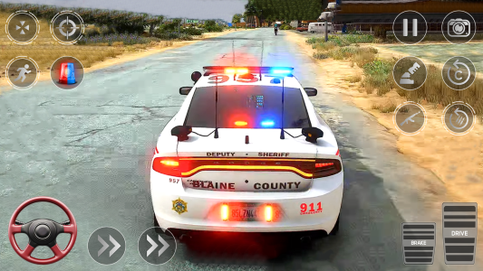 اسکرین شات 4 بازی Drive Police Parking Car Games