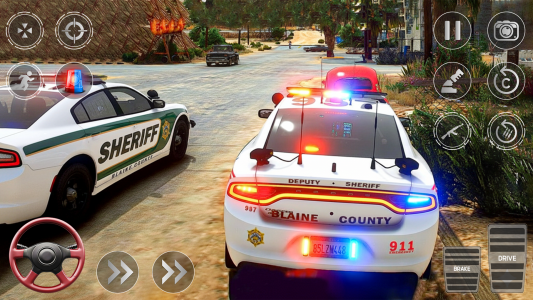 اسکرین شات 1 بازی Drive Police Parking Car Games